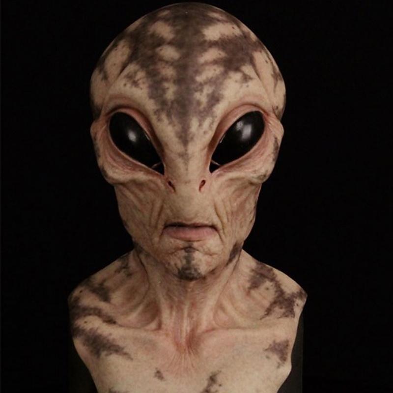 Alien Halloween Mask Halloween Props Realistic Mask Funny Scary Costume Adults' Men's Women's Halloween Carnival Mardi Gras Easy Halloween Costumes Dress Up3