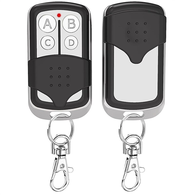 Universal 433MHz Garage Door Remote Duplicator, 4-Button Gate Remote Cloning Transmitter Control2
