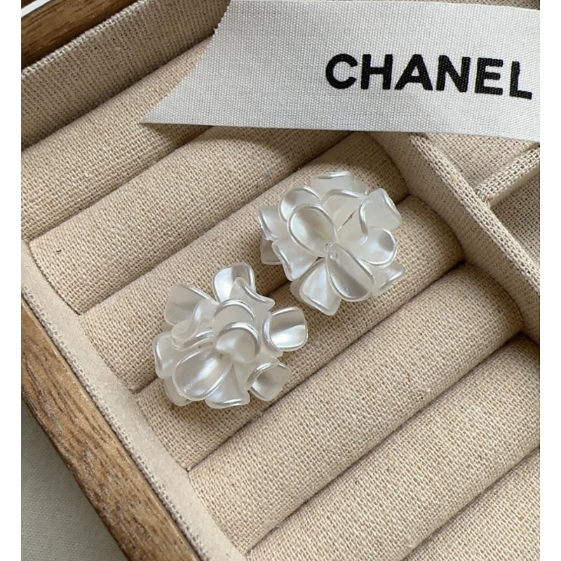 1 Pair Earrings For Women's Birthday Gift Prom Alloy Classic Petal4