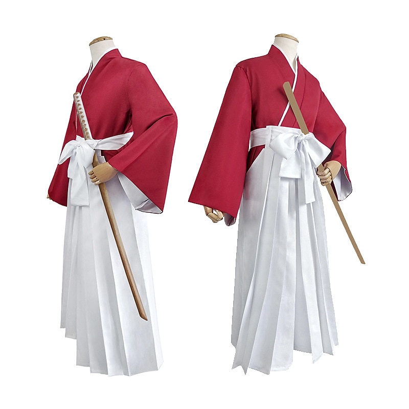 Himura Kenshin Anime Cosplay Costume Cosplay Suits Carnival Masquerade Costume For Men's Adults'2