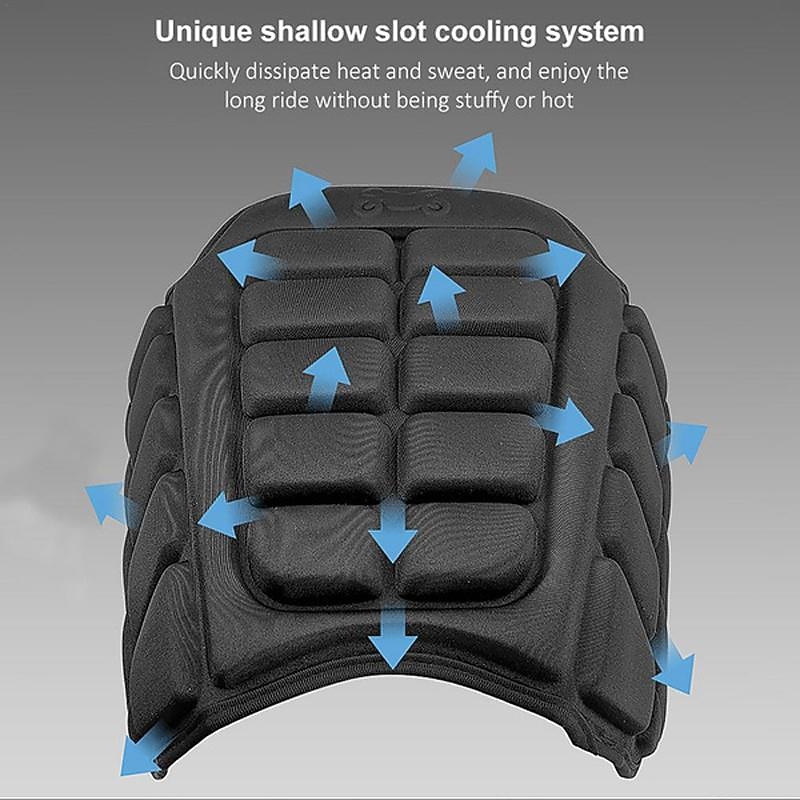 New Universal Motorcycle Seat Protect Cushion Breathable Motorcycle Seat Cover Seat Cushion 3D Shock Absorption Accessories4