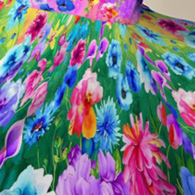 Easter Girls' 3D Floral Dress Long Sleeve 3D Print Fall Winter Vacation Sports & Outdoor Daily Cute Casual Beautiful Kids 3-12 Years Casual Dress A Line Dress Above Knee Regular Fit3