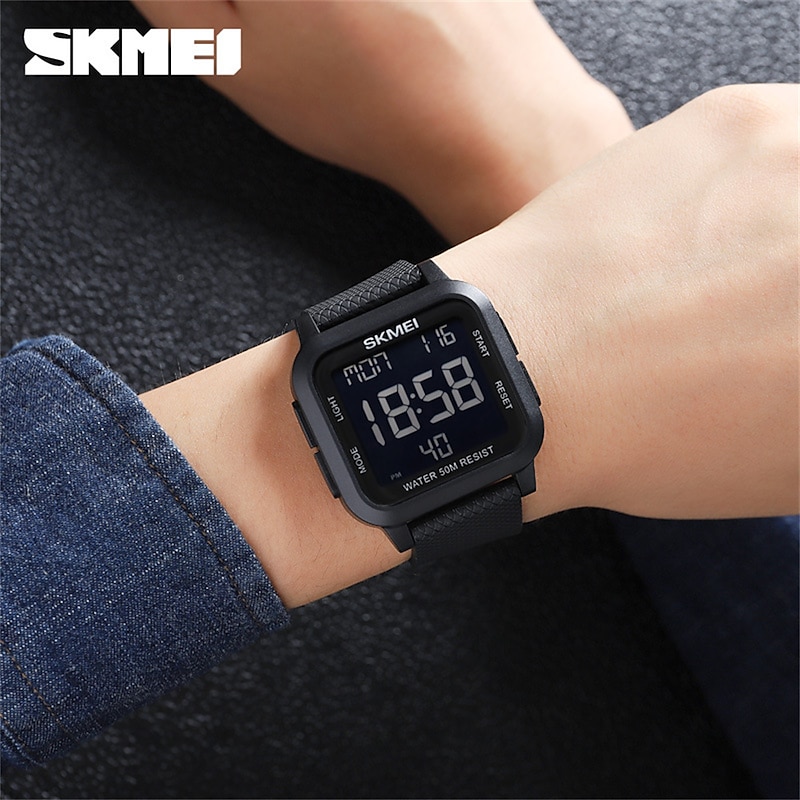 SKMEI 1894 Military Waterproof Digital Watch for Men, Outdoor Shockproof Sport Wristwatch, Fashion Electronic Style4