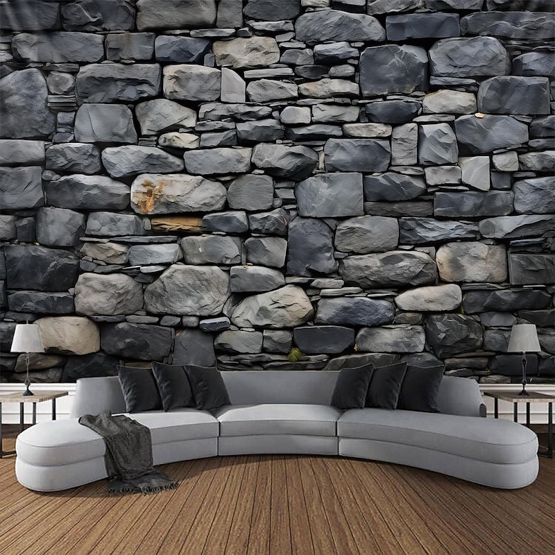 Wall Bricks Hanging Tapestry Wall Art Large Tapestry Mural Decor Photograph Backdrop Blanket Curtain Home Bedroom Living Room Decoration