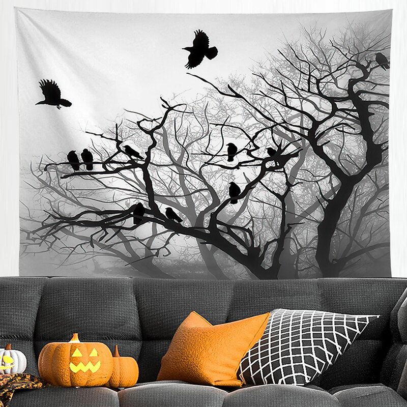 Halloween Tapestry, Bloody Hand Tapestry Wall Hanging ,Art Decor Blanket Curtain Picnic Tablecloth Hanging Bedroom Living Room Dorm Decoration Halloween Decorations3