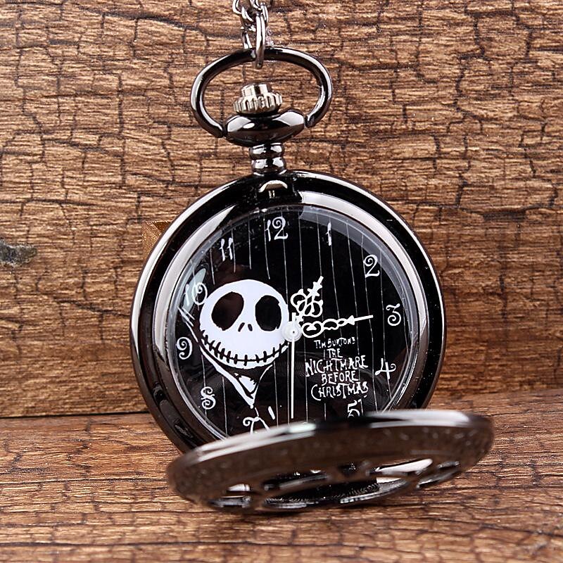 Model Hollow Black Pumpkin Ball Mummy Literally The Nightmare Before Festival Theme Pocket Watch Halloween Dress Up