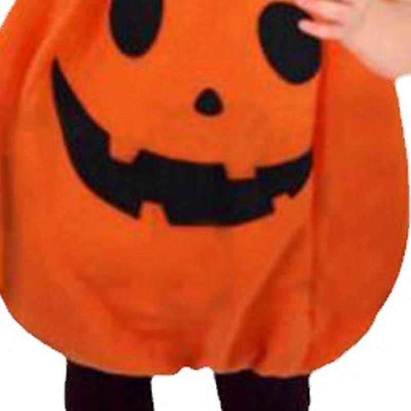 Kids Girls' Dress Pumpkin Halloween pumpkin Sleeveless Performance Outdoor Casual Adorable Casual Costume Polyester Knee-length Casual Dress Fall Winter 3-10 Years Orange3
