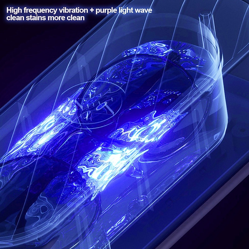 Multi-functional Cleaning Machine Jewelry Makeup Brush Glasses Cleaner Portable Mini Electric Cleaning Box4