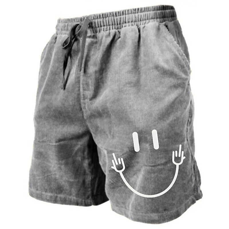 Men's Sweat Shorts Beach Shorts Terry Shorts Drawstring Elastic Waist 3D Print Graphic Prints Soft Breathable Short Daily Holiday Streetwear Casual Athleisure Blue Green Micro-elastic4