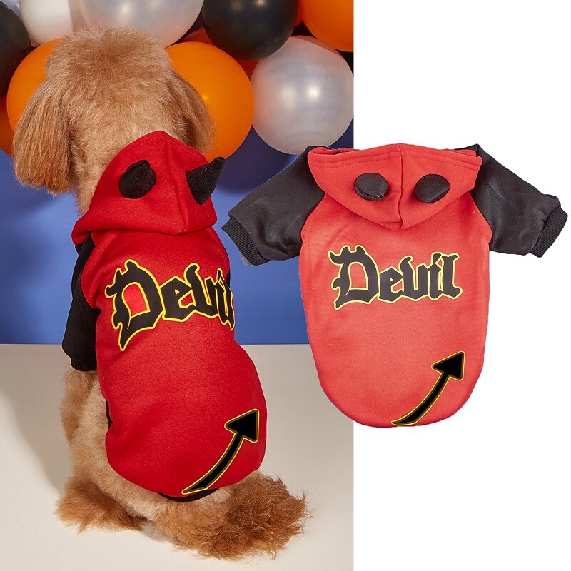 Halloween Decoration Costume COS Makeup Ball Party Pet Clothing Devil Dressing Headgear Prop Teddy4