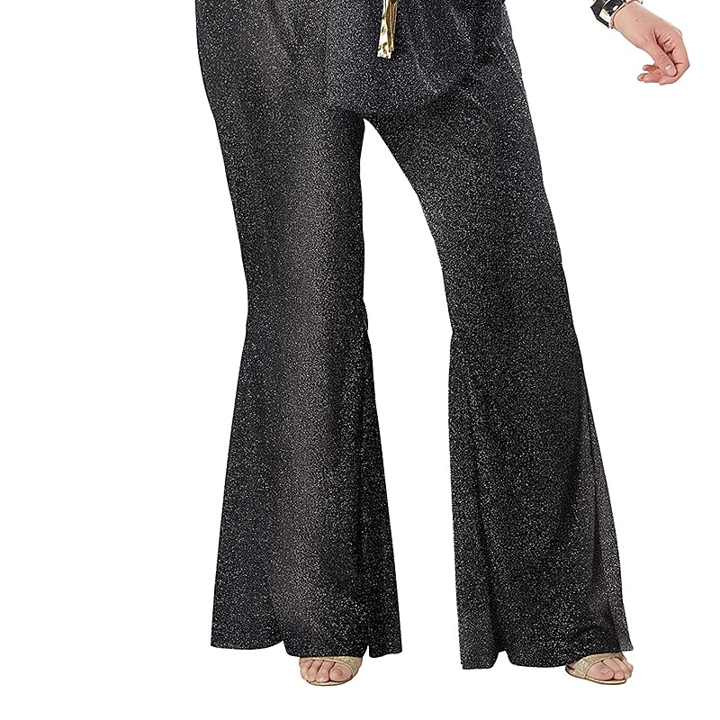 Retro Vintage 1960s 1970s Blouse / Shirt Bell Bottom Pants Abba Costume Plus Size Hippie Fit & Flare Fancy Dress Women's Carnival Costume Masquerade Carnival Performance Adults' Blouses Pants3
