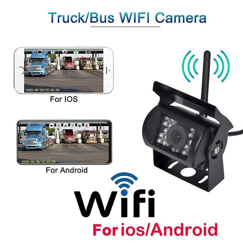Car WIFI Night Vision Reversing Camera Backup Camera Bus Truck Reversing Camera for IPhone/Android3