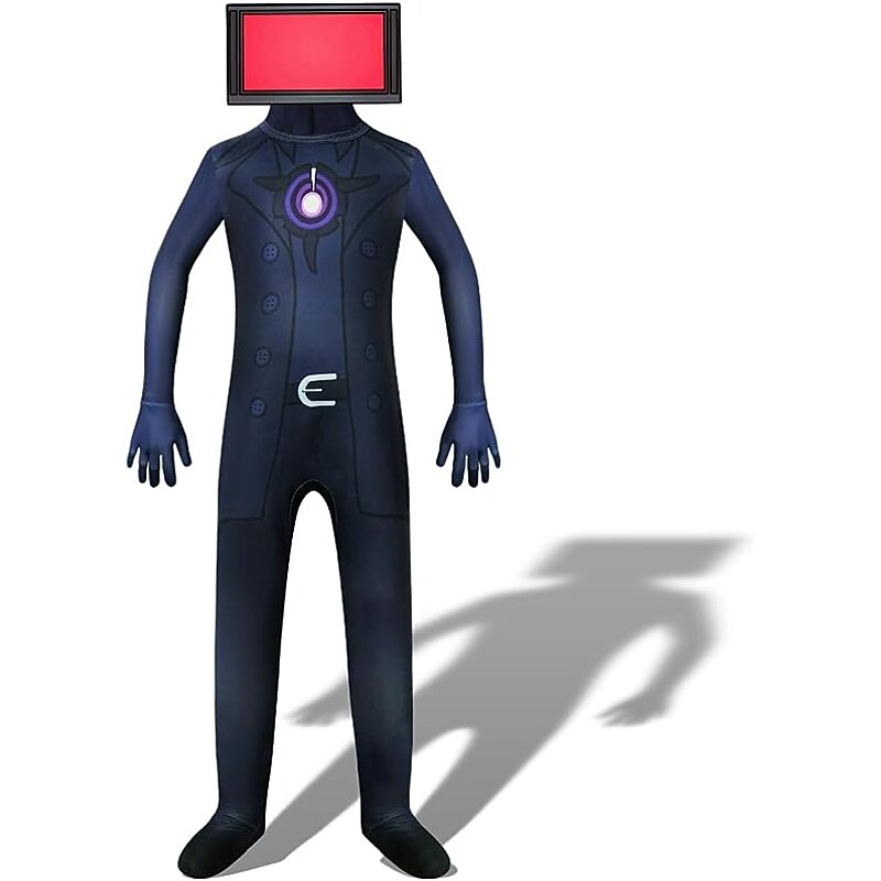 Speaker Man TV Man Camera Man Party Cosplay  Video Game Costumes for Adults' Men's Kid's3