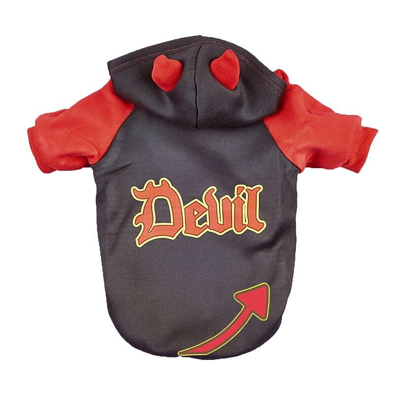 Halloween Decoration Costume COS Makeup Ball Party Pet Clothing Devil Dressing Headgear Prop Teddy2