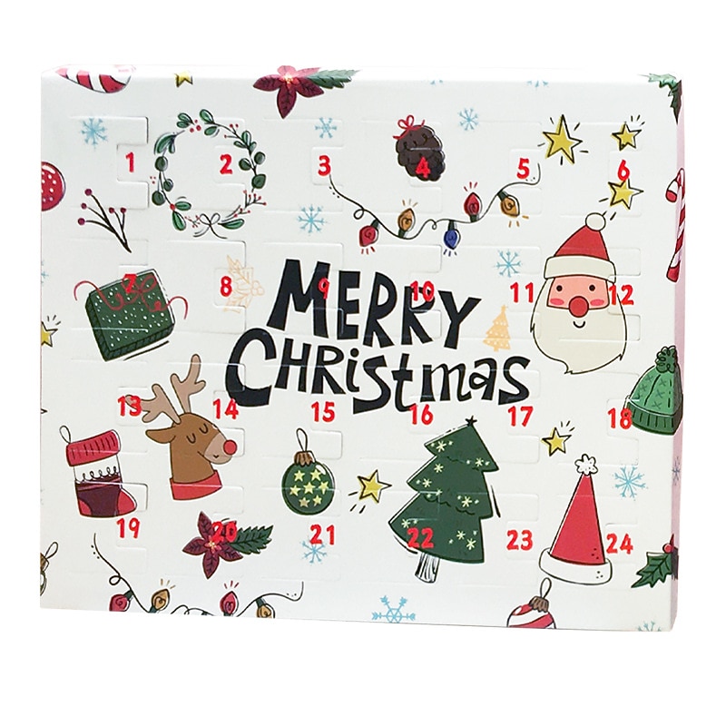 Christmas Advent Calendar Pink Bracelets 2025 for Girls 24 Days Xmas Countdown Calendar DIY Jewelry Making Kit Gift 22 Charm Beads 2 Bracelets for Kids Teens Women2