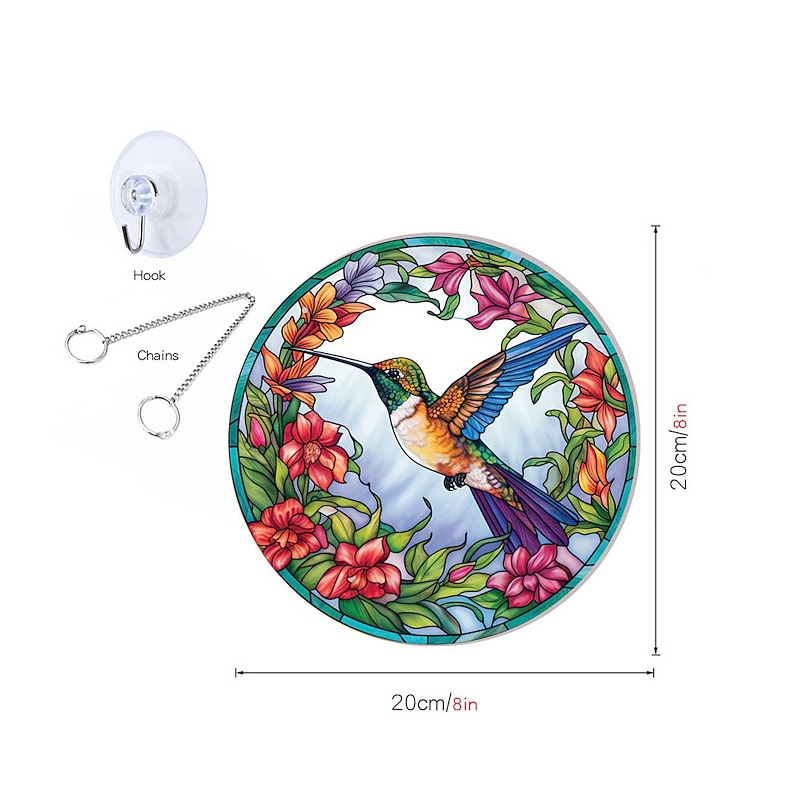 1pc Bird Wall Hanging Suncatcher for Home and Garden Decor - Perfect for Home Decor2