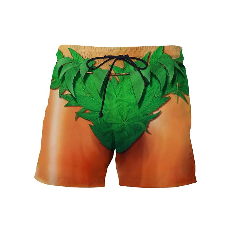 Men's Graphic Shorts Summer Shorts Beach Shorts Mid Waist Streetwear Hawaiian Designer Casual Daily Holiday Drawstring Elastic Waist 3D Print Designer Clothing Apparel