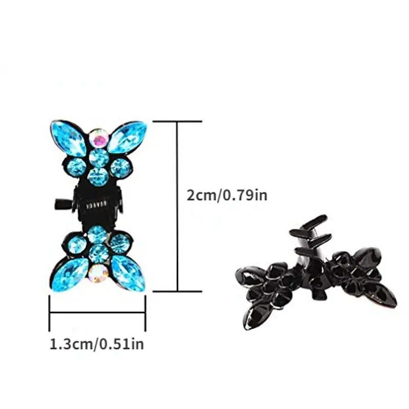 12pcs Cute Butterfly Hair Clips - Creative Princess Decorative Hair Accessories for Women and Girls2