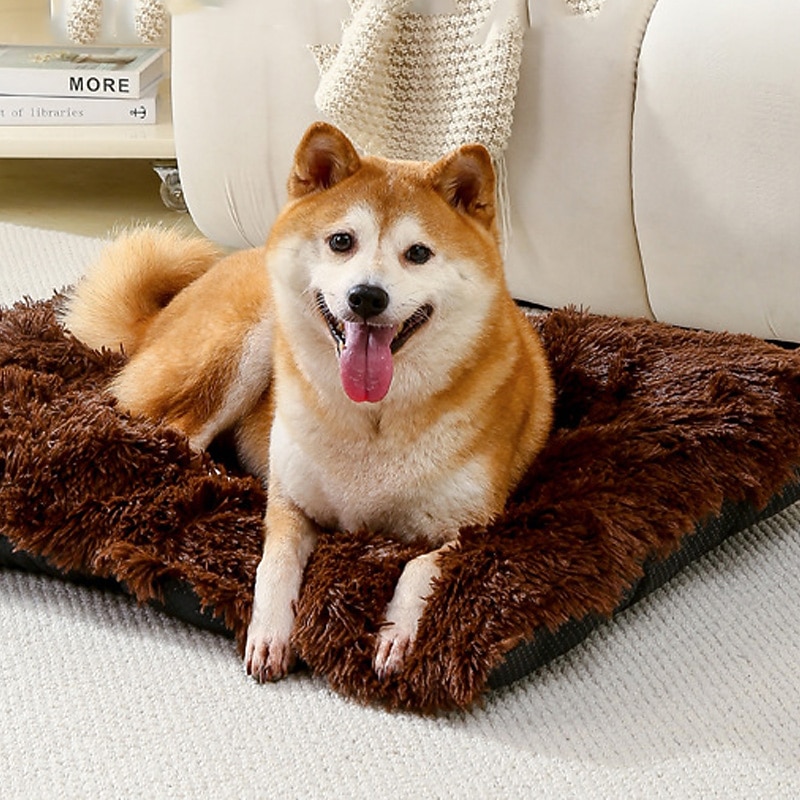 Pet Mat Dog Mat Long Plush Winter Warm Sleep Pet Mat Dog Bed Comfortable Cat Nest Dog Nest Pet Supplies2