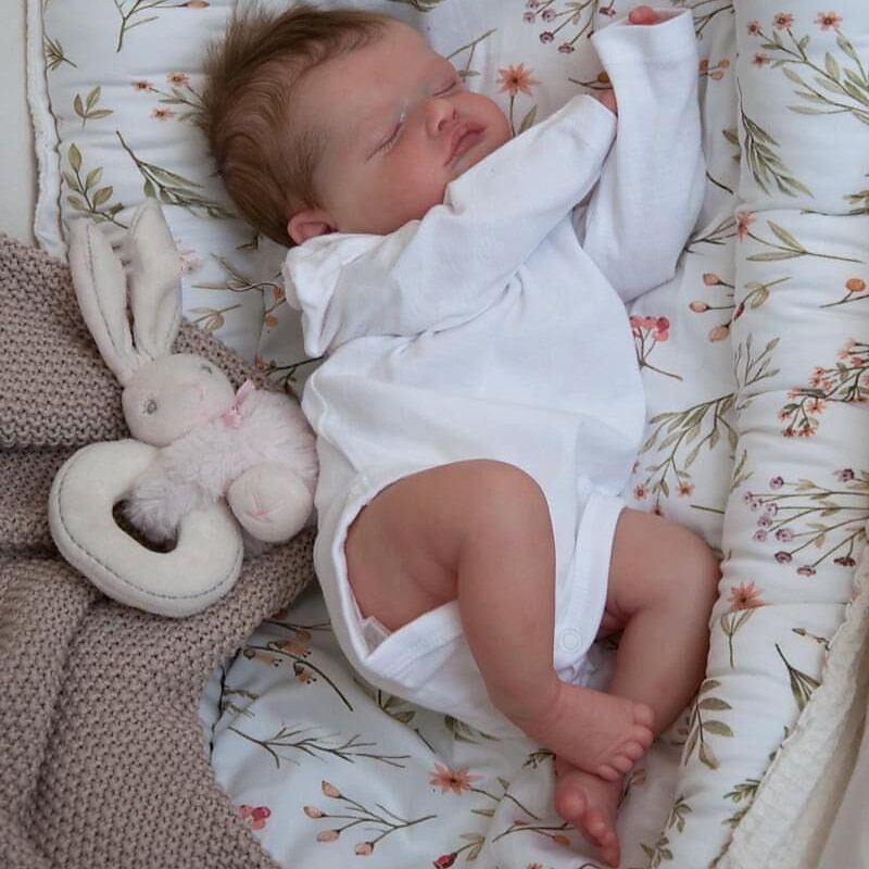 18inch Newborn Baby Size Rosalie Reborn Doll premium Make-up Handmade 3D Skin Top Quality Collectible Art Doll4