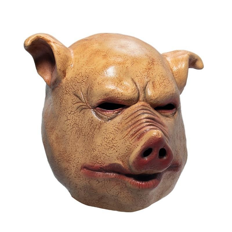 Scary Pig Halloween Mask Halloween Props Saw Funny Scary Costume Adults' Men's Women's Halloween Carnival Mardi Gras Easy Halloween Costumes Dress Up4