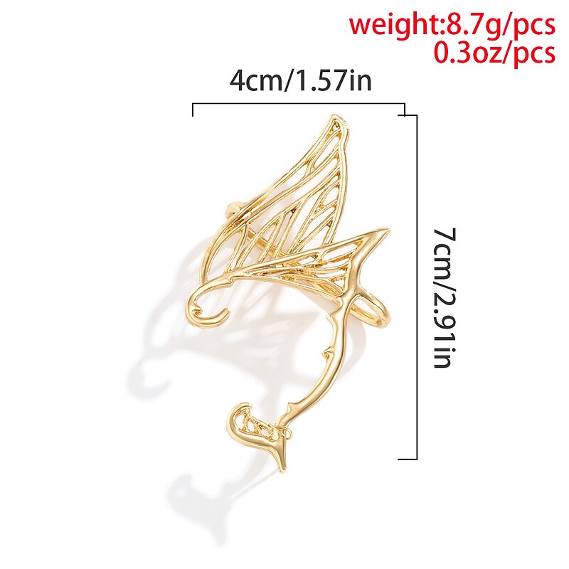 Elf Halloween Ear Cuffs Punk Gothic Dress Up Adults' Women's Halloween Carnival Mardi Gras Easy Halloween Costumes Dress Up4
