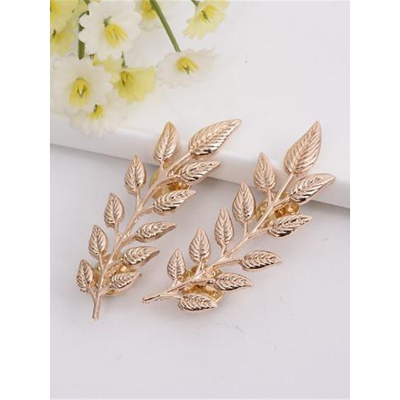 Women's Brooches Fashion Outdoor Leaf Brooch4