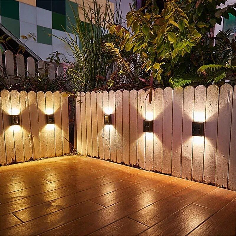 Wall Solar Light Waterproof Garden Solar LED Light for Outdoor Lighting Street Lamp Home Balcony Porch Yard Decoration