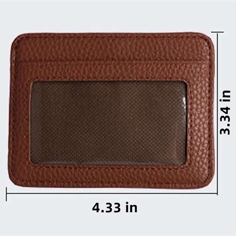 Fashion Ultra Slim Front Pocket Wallet Mens Wallet with 5 Card Slots Minimalist Travel Wallet Flip ID Window Slots for Driver License ID Cards Business Wallet slim3