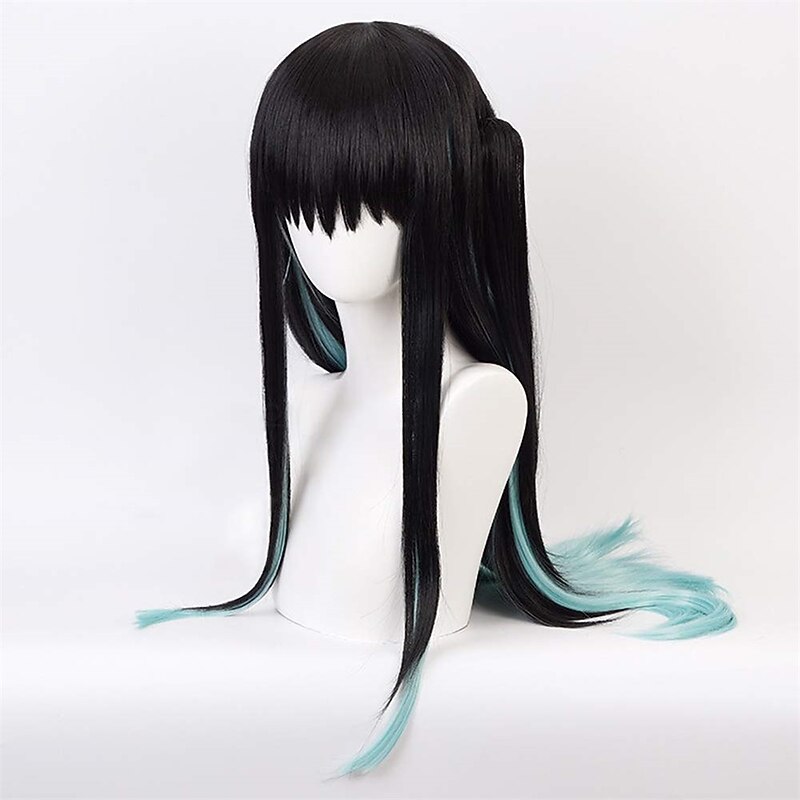 Cosplay Wig with Clip Ponytail Wig Cap Cosplay Party Wigs Halloween Wigs4