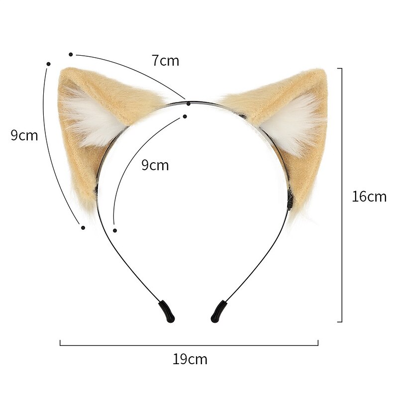 Beast Ear Headband Cosplay Cute Simulation Cat Ear Live Broadcast Hair Accessories Styling Cat'S Ears (Steamed Cat-Ear Shaped Bread) Headband4