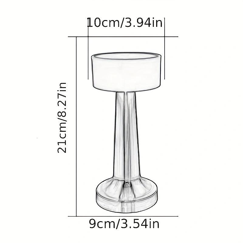 Portable Rechargeable LED Table Lamp with Touch Sensor Dimming Perfect for Bedroom, Living Room Office, College Dorm Bar Party Dinner and Restaurant Decor3