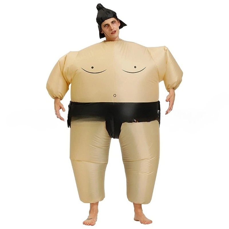 Sumo Wrestler Carnival Costume Cosplay Costume Inflatable Costumes Kid's Adults' All Funny Costume Halloween Carnival Masquerade Easy Carnival Costume2