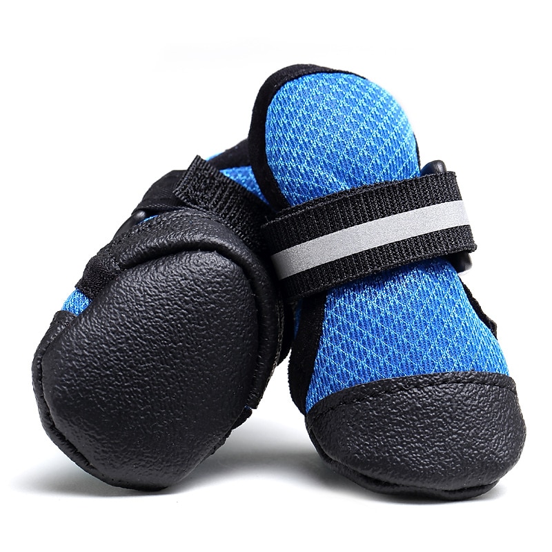 New Dog Shoes With Breathable Mesh That Doesn't Clog The Feet Prevents Slipping And Is Comfortable. The Front And Back Sides Of The Sole Are Wrapped With Wear-resistant Walking Pet Shoes3