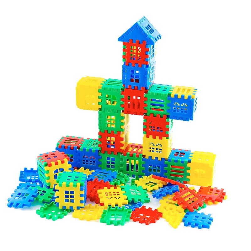 Assembling Block Building Blocks For Children's Houses Assembling Building Blocks For Children's Early Childhood Education For Men And Women Enlightenment Building Blocks3