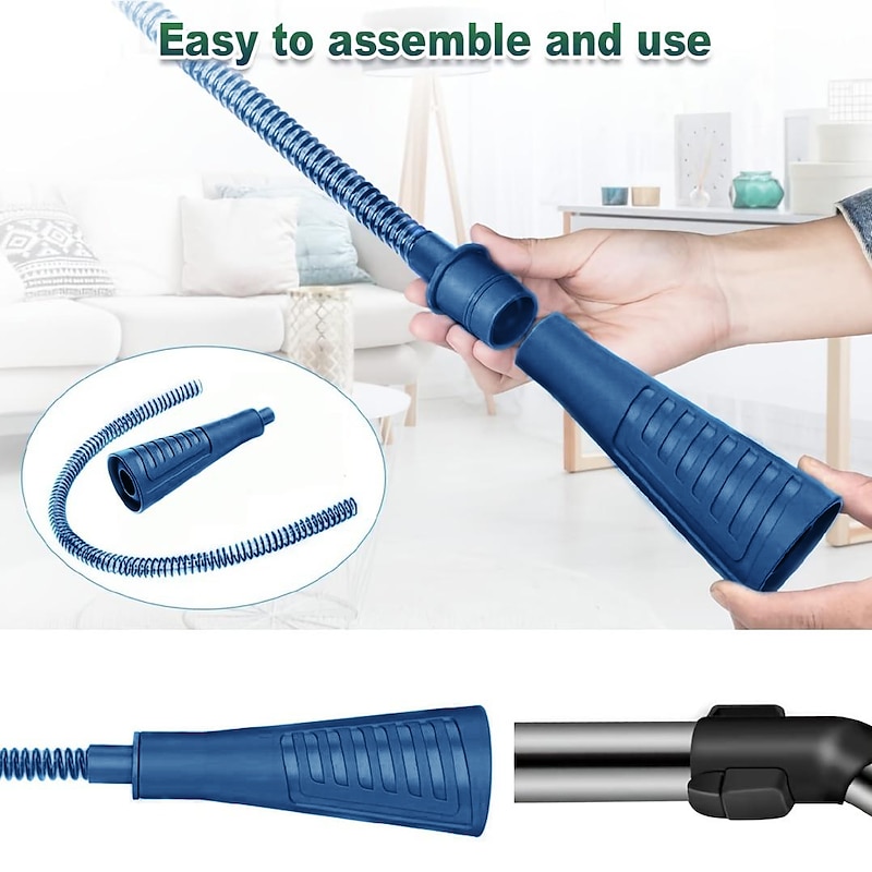 Dryer Vent Cleaner Kit Vacuum Attachment Bendable Dryer Lint Remover Dryer Lint Screen Cleaning Hose2