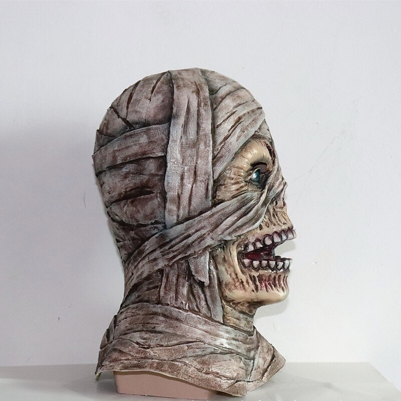 Mummy Halloween Mask Halloween Props Funny Scary Costume Adults' Men's Women's Halloween Carnival Mardi Gras Easy Halloween Costumes Dress Up2