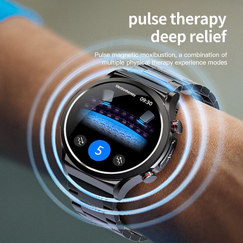 iMosi tk21P Smart Watch 1.39 inch Smartwatch Fitness Running Watch Bluetooth Temperature Monitoring Pedometer Call Reminder Compatible with Android iOS Women Men Waterproof Media Control Message2