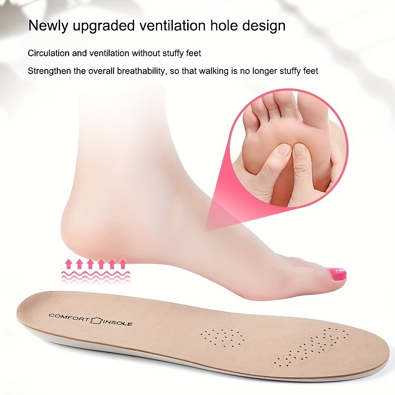 Orthopedic Memory Foam Insoles – Arch Support, Breathable, Shock-Absorbing, Anti-Slip, Soft Cushioning Shoe Inserts for Men & Women – Ideal for Daily Wear & Sports3