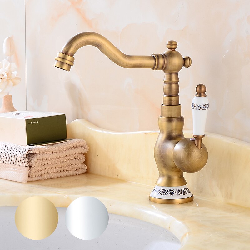 Bathroom Sink Mixer Faucet, Basin Taps with Cold and Hot Hose2