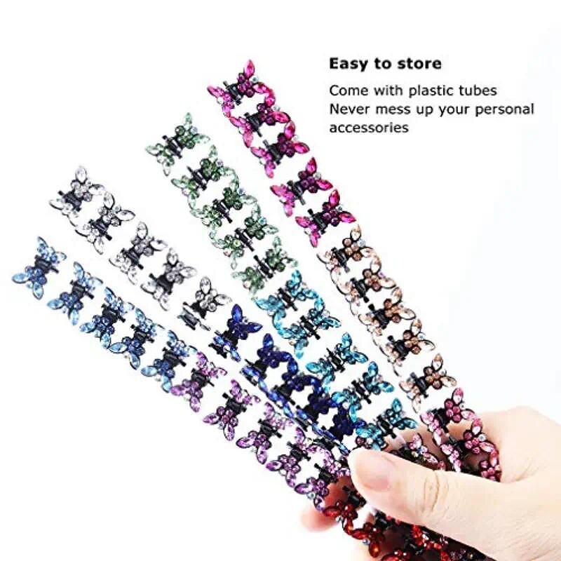 12pcs Cute Butterfly Hair Clips - Creative Princess Decorative Hair Accessories for Women and Girls4