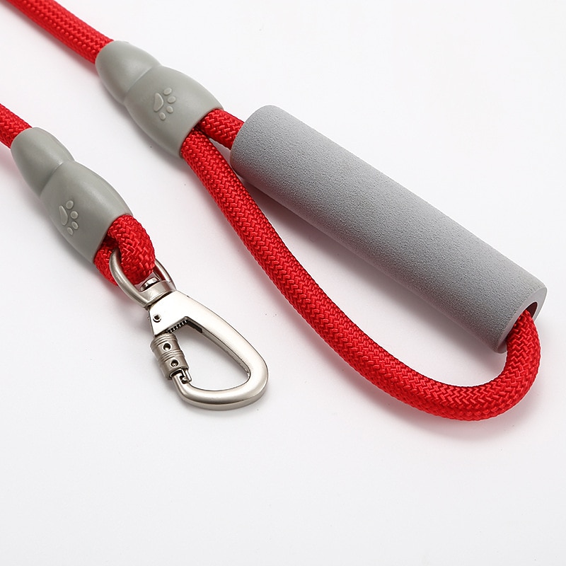 Dog Traction Rope Plain Macaron Round Rope Pet Chest Strap Small And Medium-sized Dog Walking Chain Collar3