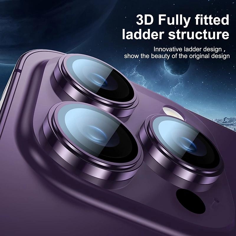 1 Set Camera Lens Protector For Apple iPhone 16 15 14 Pro Max Plus iPhone 16 iPhone 15 Pro Max Plus Tempered Glass 9H Hardness Anti Bubbles Anti-Fingerprint High Definition Explosion Proof4