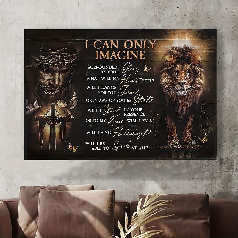 Wall Art Canvas Lion of Judah Jesus Christ Prints and Posters Pictures Decorative Fabric Painting For Living Room Pictures No Frame4