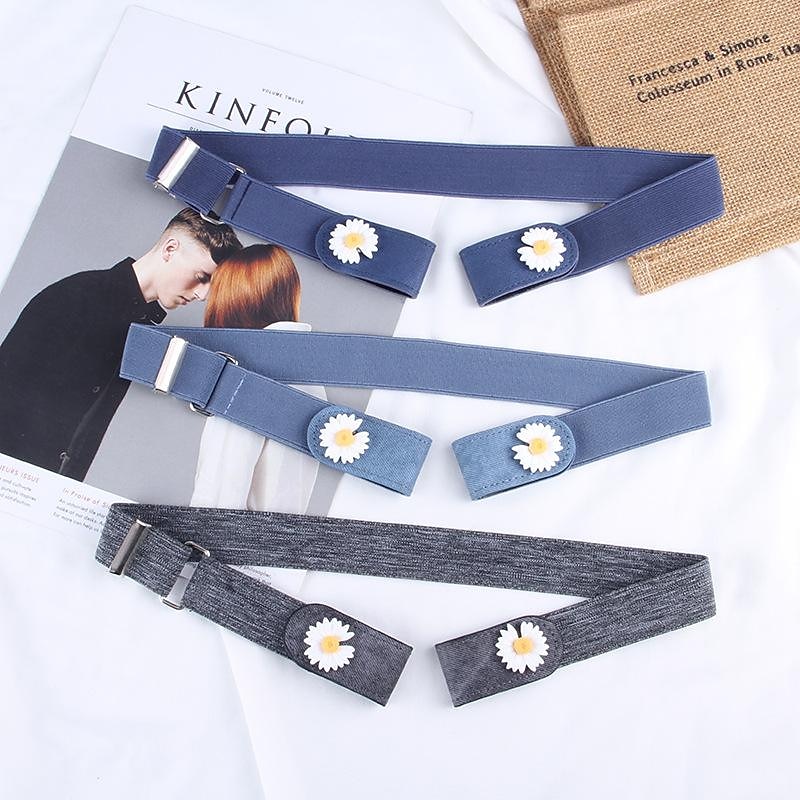Perforated Free Belt With No Marks, Women'S Summer Jeans Are Versatile, Elastic And Decorative, Invisible Women'S Waist2