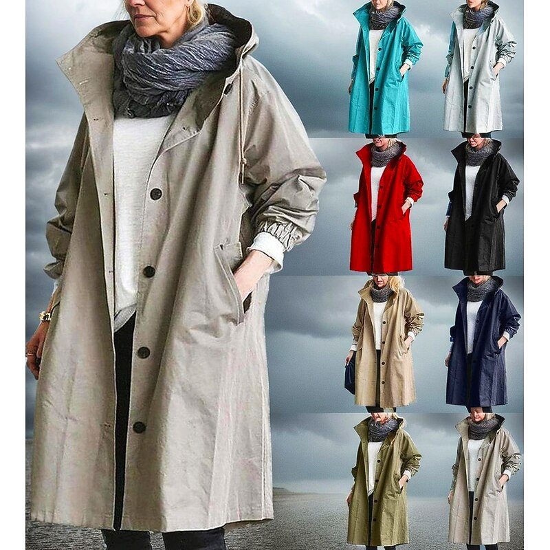 Women's Hiking Jacket Hiking Windbreaker Winter Outdoor Windproof Quick Dry Lightweight Water Repellent Outerwear Coat Top Climbing Camping / Hiking / Caving Traveling Lake blue Black Pink Army Green2