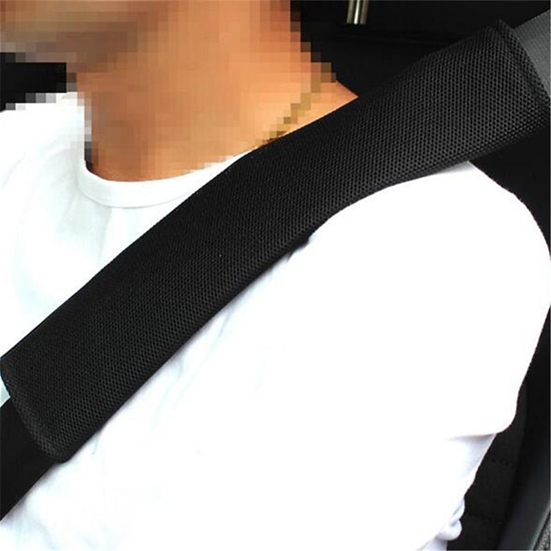 2Pcs Breathable Car Safety Belt Cover, Seat Belt Shoulder Pads, Auto Seatbelt Shoulder Protective Strap Pad3