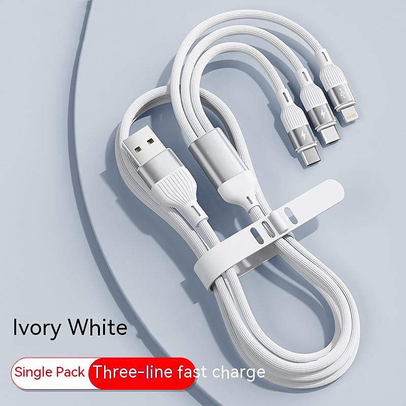 3 In 1 Phone Charger Type C Micro USB Multi Cable for iPhone Huawei Samsung Mobile Wire Cord Accessories USB Charging Data Cable3