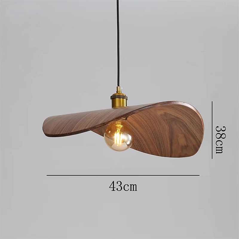 LED Pendant Light Wooden Wabi-Sabi Pendant Lights,Nordic Light Fixture,Minimalist Lamp,Wabi Sabi Lampshade,Rustic WabiSabi Ceiling Light Pendant Light 110-240V4