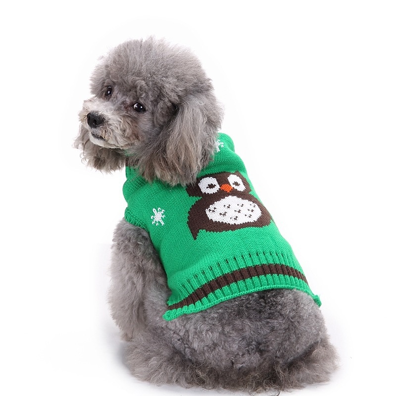Dog Cat Sweater Jumper Fashion Party Winter Warm Breathable Soft Washable Comfortable Outdoor Halloween Casual Daily Dog Clothing for Bichon Frise Pomeranian Baby Pet Papillon Small2